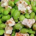 ☆tsukiko☆'s cooksnap of when they made 【おつまみ】枝豆クリームチーズおかか和え.