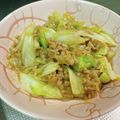 クリちゃん0309's cooksnap of when they made ✿生姜が香る♬キャベツの肉味噌炒め✿.