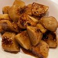 かなぽっぽ's cooksnap of when they made 里芋の甘辛照り焼き.