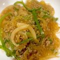 にこちゃんち's cooksnap of when they made 家にあるもので★簡単チャプチェ.
