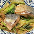クックM6DK2O☆'s cooksnap of when they made 鯖と小松菜の照り焼き風炒め物.