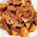 にしあまね's cooksnap of when they made れんこんと里芋と豚バラの煮物.
