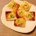 yesmama's cooksnap of when they made 餃子の皮でしらすピザ.