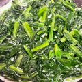 なーなちゃん's cooksnap of when they made 肉料理に♪ほうれん草のクリームスピナッチ.