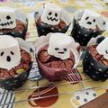 ダーブロウチェルシー's cooksnap of when they made ハロウィンにマシュマロお化けのブラウニー.