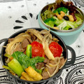 ルぴあ's cooksnap of when they made 小松菜と油揚のポン酢炒め.