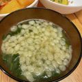 大王イカ's cooksnap of when they made 簡単お味噌汁☆ホウレン草と天かす.