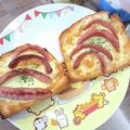 ハッピーまるしぇ's cooksnap of when they made 冷凍作りおきウインナーカレーマヨトースト.