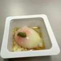 ＊あんずあん＊'s cooksnap of when they made ★簡単おつまみ！温玉わさび★.
