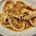 chèvre♡'s cooksnap of when they made 豚ロースの生姜焼き❨(@≧↺≦@)❩wノ.