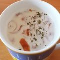 ごじひめ's cooksnap of when they made 簡単♪マグカップ1つで即席☆豆乳スープ.