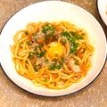 おもちまるとシャルル's cooksnap of when they made フライパンで簡単！バターキムチおうどん♡.