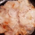 ぷにぷに～mama's cooksnap of when they made 豚ばらと大根のフライパン蒸し.