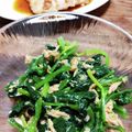 ✤おかわり✤'s cooksnap of when they made ほうれん草のツナドレッシング.