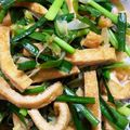 威都樹's cooksnap of when they made 超簡単！油揚げ・長ネギ・ニラの和おかず.
