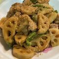 クックS2TDBZ☆'s cooksnap of when they made 鶏とレンコンの甘酢炒め.