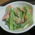 ぷうちゃん's cooksnap of when they made アスパラ菜のツナマヨ和え.