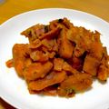 ブー吉's cooksnap of when they made カボチャとベーコンのオイマヨ炒め.
