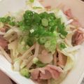 Yuuko7i's cooksnap of when they made キャベツもやし豚肉の副菜(派生で2品).