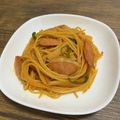 お料理頑張る25歳's cooksnap of when they made 【喫茶店風】簡単ナポリタン.