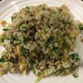 ベティ３'s cooksnap of when they made 納豆と大根の葉チャーハン.