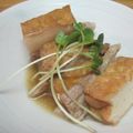 mamenao's cooksnap of when they made 厚揚げと豚バラ肉の味噌煮込み.