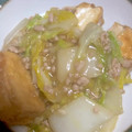 tsurikichi's cooksnap of when they made 挽き肉絡む～✨白菜と厚揚げの旨塩炒め.