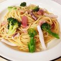 タシー's cooksnap of when they made いかとブロッコリーのペペロンチーノ.