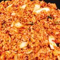 Emihann's cooksnap of when they made ●キムチ玉子チャーハン●.