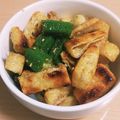 すずなまり's cooksnap of when they made オクラと油揚げのポン酢ごま和え.