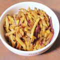 ハチそば粉's cooksnap of when they made 芋とごぼうのきんぴら.
