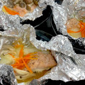 ルぴあ's cooksnap of when they made 鮭とじゃが芋の包み焼き.