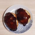 アクセル☆'s cooksnap of when they made レンチンですぐにできちゃう♡ようかんパン.