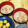 た～ちん＊'s cooksnap of when they made 温まろう♪鮭・馬鈴薯・生椎茸・長葱の粕汁.