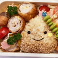 ろろ0308's cooksnap of when they made 幼稚園 お弁当♡栗 さん 秋 キャラ弁.