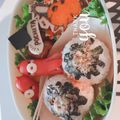 cocoanoir's cooksnap of when they made 簡単キャラ弁☆たこ焼きおにぎり弁当.