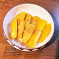 プチシュ's cooksnap of when they made 紅はるか♡黄金の甘〜い干し芋♪ オーブン.