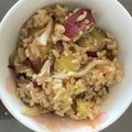 wanwanzzz's cooksnap of when they made さつまいもと舞茸のほっこり秋ご飯♡.