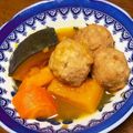 ma2kaboch's cooksnap of when they made 炊飯器で♪ミートボールとカボチャの煮物.