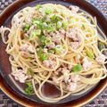 まみくりこ's cooksnap of when they made 鶏ひき肉の和風パスタ.