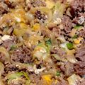 kurorabi's cooksnap of when they made ランチ◎簡単♪牛こまと葱☆すき焼き風牛丼.