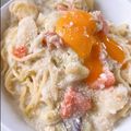 クックLS7CGG☆'s cooksnap of when they made 【リメイク】クリームシチューで絶品パスタ.