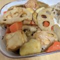 p-nose's cooksnap of when they made 超簡単♪鶏肉と厚揚げと冬野菜の黒酢あん.