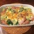 クックU3V1J5☆'s cooksnap of when they made ウインナーとブロッコリーのマヨパン粉焼き.