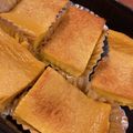 105♡'s cooksnap of when they made かぼちゃのプリンケーキ.