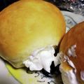 jinkami's cooksnap of when they made ヨーグルトと薄力粉でパン.