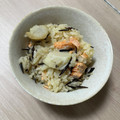 HM0335TMGO's cooksnap of when they made 鮭と里芋ひじきの炊き込みごはん.