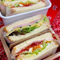 ルぴあ's cooksnap of when they made たまごとBLTのサラダサンドイッチ.