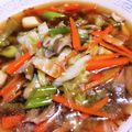 こずっぺ's cooksnap of when they made 簡単☆肉もやしあんかけラーメン.