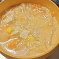 こきなりチャンネル父's cooksnap of when they made ミルク味噌スープ.
